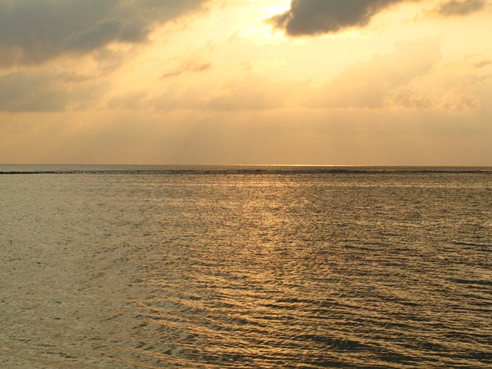 Approaching sunset, Minicoy, Lakshadweep.