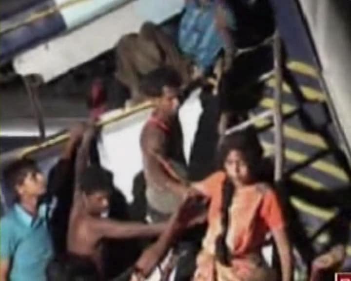 Train accident in West Bengal