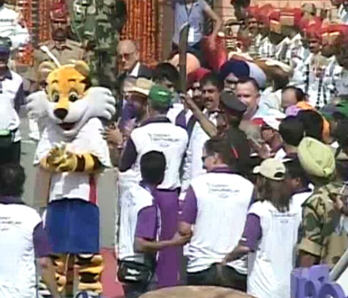 After the colourful ceremony, the Baton, on its 100-day tour in India, will be taken through most states, covering 20,000 km.