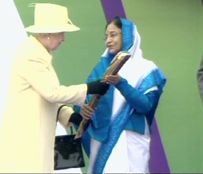 The Queen's Baton Relay was launched by Queen Elizabeth II from Buckingham Palace in London on October 29 last year in the presence of President Pratibha Patil at a formal ceremony.