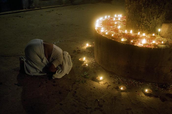 Widows in Vrindavan Celebrate Diwali
