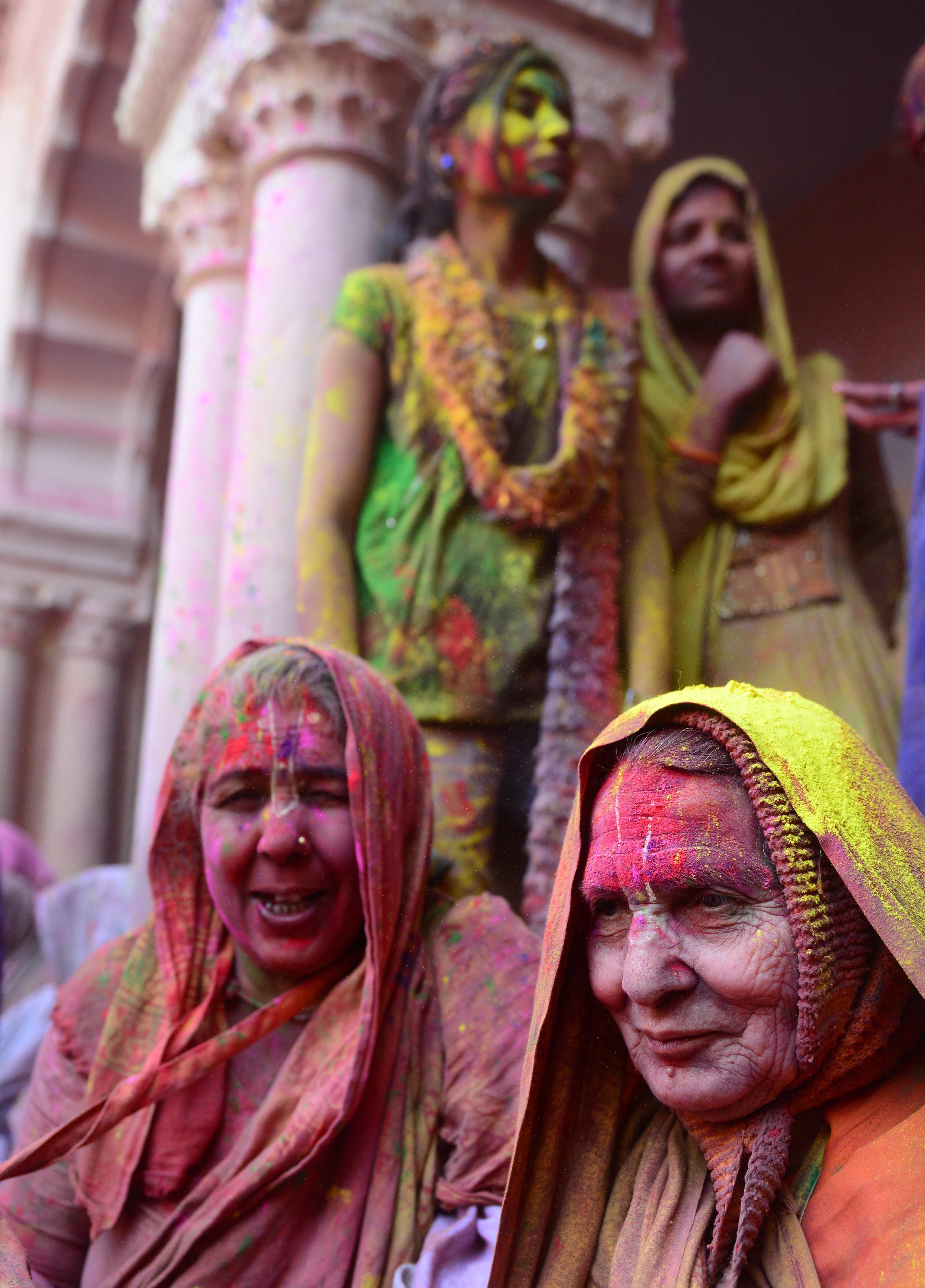Shunning Taboos, Widows Of Vrindavan Celebrate Holi