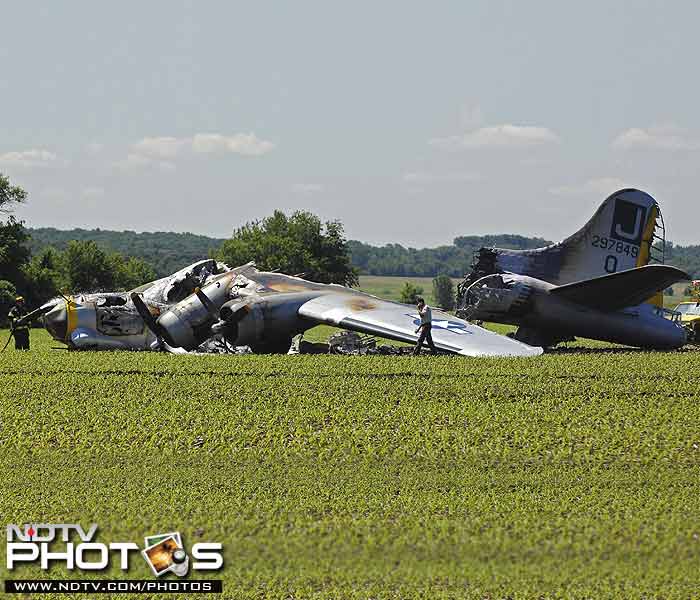 The B-17 Flying Fortress was made in 1944. Authorities say it is registered to the Liberty Foundation in Miami.<br><br>An email to the Liberty Foundation from The Associated Press seeking confirmation wasn't immediately returned. (Photo courtesy: Associated Press)