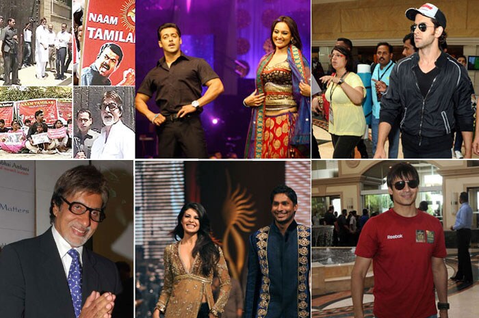 IIFA 2010 was held in Sri Lanka with the intention of showcasing the country's emergence from 30 years of civil war. The move backfired as the Tamil film fraternity was up in arms that the awards were to be held at a venue associated with the deaths of Tamil civilians. Rajnikanth, Kamal Haasan, Vijay, Ajith, Suriya, Mani Ratnam and the rest of the Southern galaxy refused to have anything to do with the event. Angry Tamil protesters parked themselves outside IIFA ambassador Amitabh Bachchan's residence. Finally, Big B and many others from Bollywood stayed away from IIFA 2010. Among the few who did go were Salman Khan, Hrithik Roshan, Bipasha Basu, Lara Dutta and Riteish Deshmukh