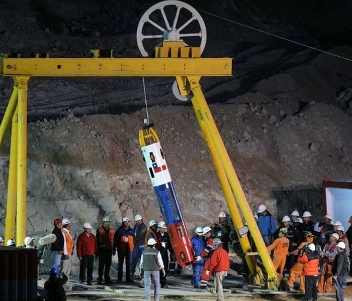 On October 14, 2011, two months, nine days, and eight hours after their agonizing ordeal began, the last of the 33 miners trapped a half-mile underground in Chile was delivered safely to the earth's surface, capping perhaps the most dramatic survival story in mining history. The 33 miners were trapped in the San Jose mine -- which produced copper and gold ? which collapsed on August 5.