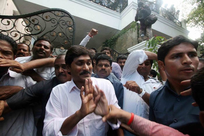 Things got so ugly that Jagan ultimately resigned from the Congress party in December, along with his mother, and announced the formation of a new party. But then came a rude shock. His once trusted uncle chose not to stand by his side and instead went with the Congress diktat. Thus, the Jagan-Congress battle turned into the battle of the Reddys. A miffed Jagan hurriedly sought a meeting with his uncle but according to reports the two got involved in a scuffle instead of arriving at a solution. A not so great year for Jagan Mohan Reddy. (PTI)