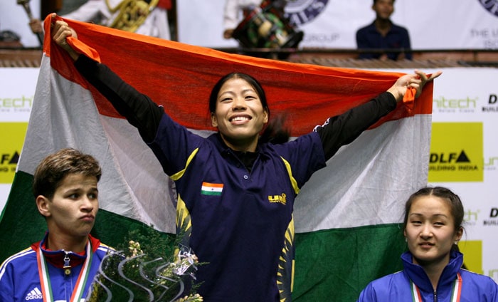 Mangte Chungneijang Merykom. Yes, that's the real name of five-time World Boxing Champion MC Mary Kom.<br><br>Mary, who holds the record of being the only boxer to have won a medal in each one of the six World Championships, won a Gold medal in the Asian Championships after defeating old rival
Jong Ok of Korea 8-1 in the summit clash.<br><br>Few months later, Mary Kom scripted history. A mother of two, became the World Boxing Champion for the fifth time successively. Competing in the 48 kg category, Mary Kom beat Steluta Duta of Romania 16-6 in the final. Her achievement had master batsman Sachin Tendulkar saluting her. ?Simply amazing! All the more remarkable aft taking break n havin 2 kids," the veteran batsman had written on his Twitter page.<br><br>She was also named as one of the six brand ambassadors of the Commonwealth Games. The only catch was that women's boxing was not a part of the Games. She, however, clinched a bronze in the Asian Games.