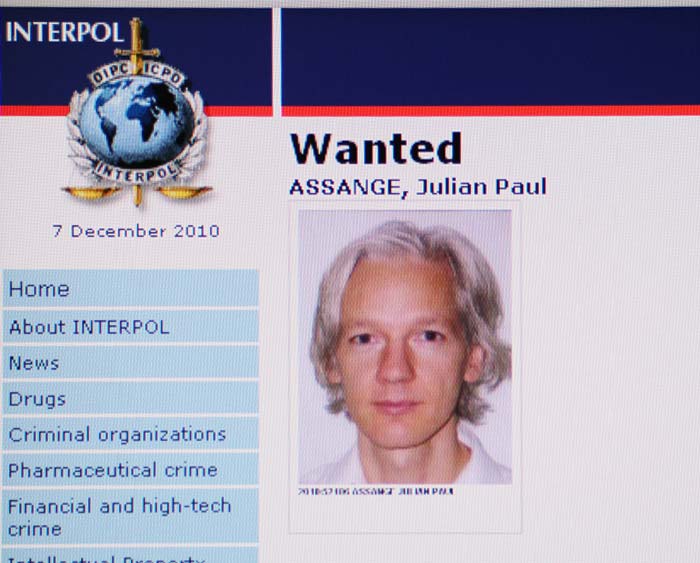 After the documents were released, a widespread search began for Assange. The Interpol even issued a red notice against him. He was wanted for questioning on suspicion of sex crimes.