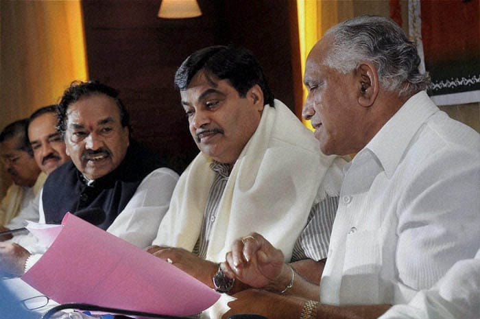 Yeddyurappa's son and daughter, however, gave up their land holdings and Yeddyurappa ordered an enquiry into all land deals in the state since 1995. The RSS came out in support of Yeddyurappa who came and met BJP top brass in New Delhi. He was ultimately given a clean chit by the party.