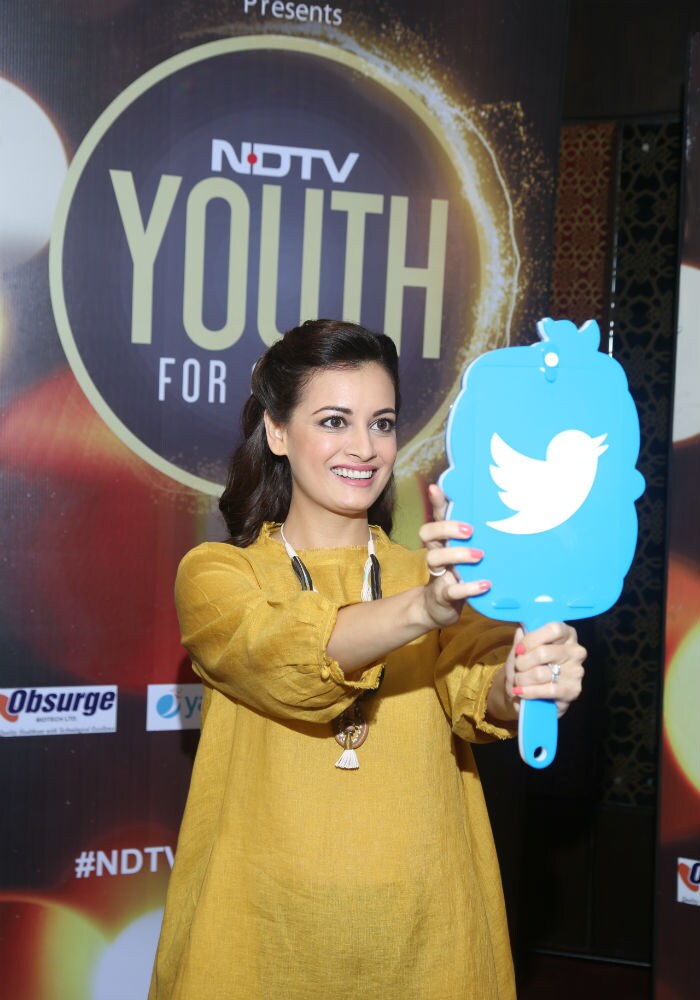 Dia Mirza Shines At NDTV\'s Youth For Change Conclave