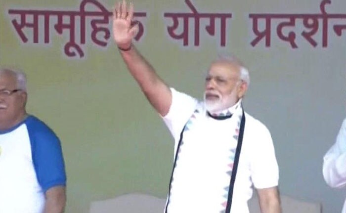PM Modi Leads Second International Yoga Day Celeberations
