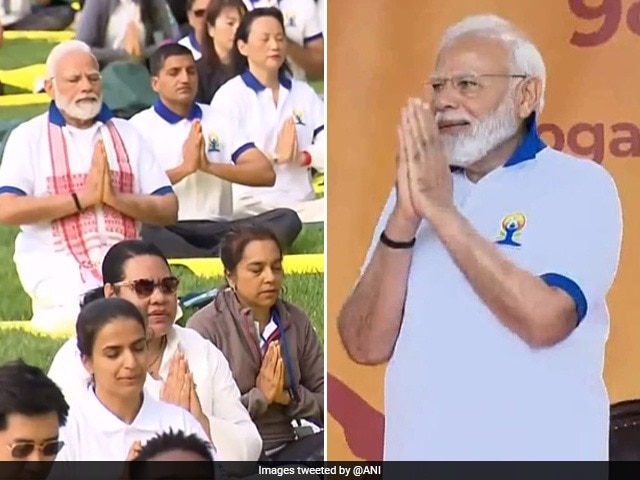 Photo : 'Yoga Free From Copyright, Flexible For All': PM Narendra Modi As He Leads International Yoga Day In New York