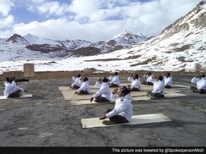 Indian Armed Forces Celebrate Yoga Day