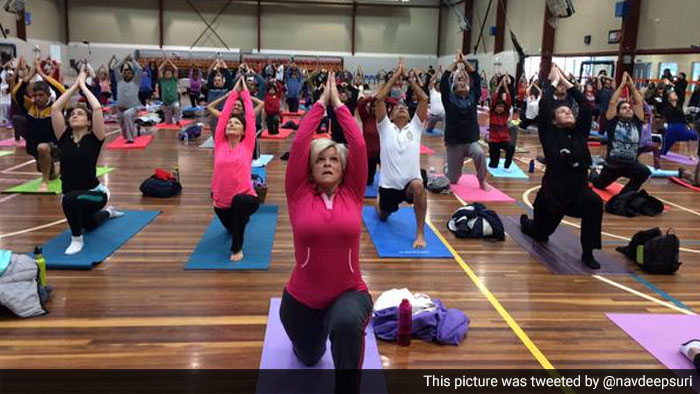 Melbourne saw people of all ages participate in many yoga sessions across the city on the International Day of Yoga.