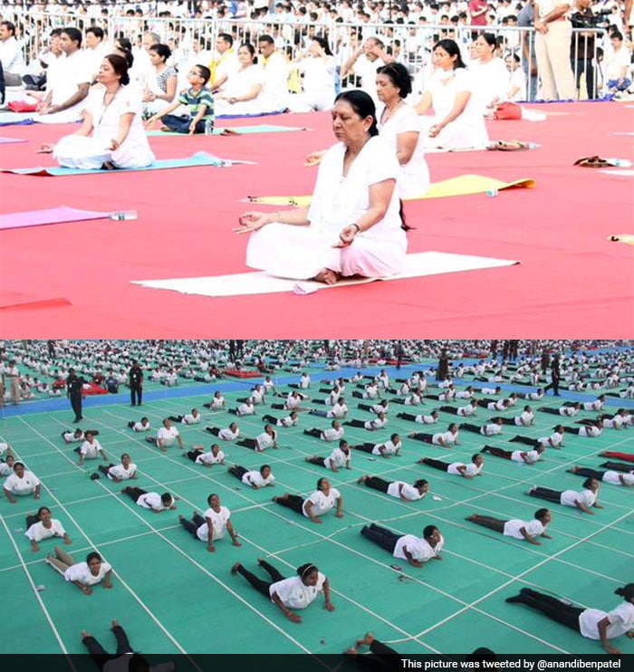 Politicians  Celebrate International Yoga Day