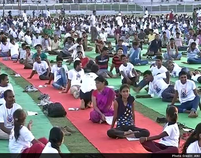 Yoga Day: 45,000 Participants Joined PM Modi to Perform Yoga at Rajpath