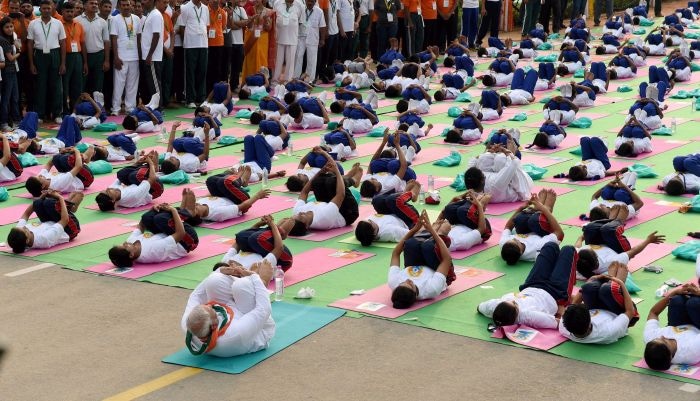 Yoga Day: 45,000 Participants Joined PM Modi to Perform Yoga at Rajpath