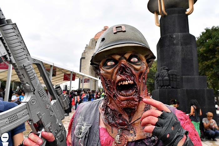 \'Zombies\' Are Out on The Streets Of Mexico