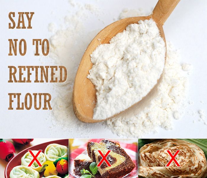 #Tip5: Say no to refined flour. The excessive intake of refined flour can lead to diabetes, obesity, to name a few. A healthier replacement is whole grain or multi-grain flour.