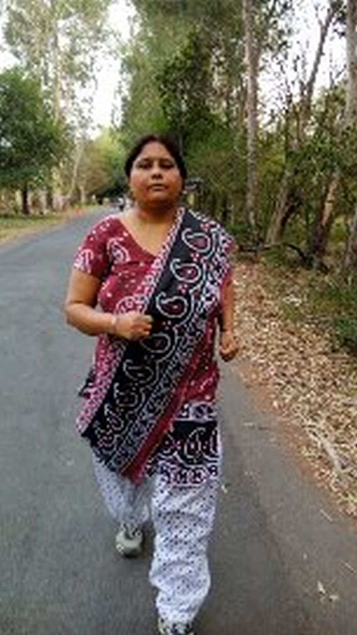 Keep Walking: "Happy to introduce walking in my schedule," says Reshma.