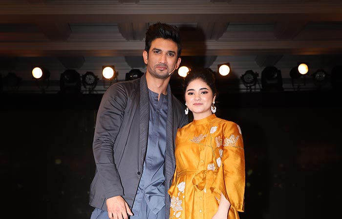 Seen here is Behtar India campaign ambassador Sushant Singh Rajput along with actress Zaira Wasim at the awards ceremony.