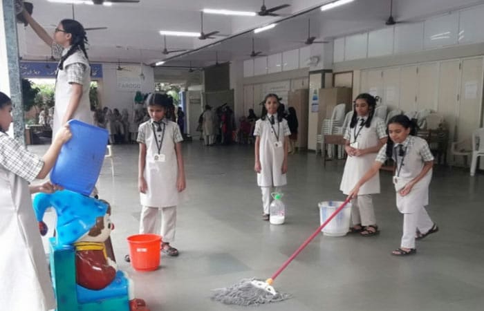 In Pics: Students Participating In Cleaning Activities To Build A Clean India