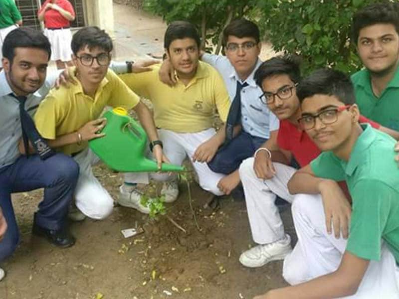 Photo : In Pics: Schools Across India Planted Saplings For A Greener Future
