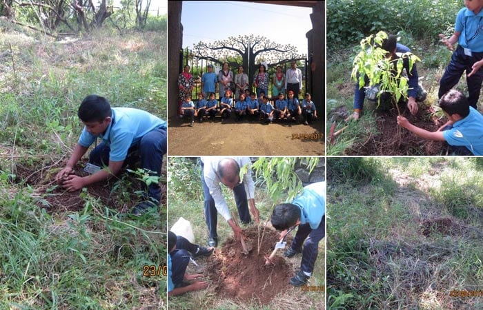 The students of Educon International School participated in tree plantation drive under the Behtar India Campaign. 100 saplings and place was provided by Anandvan. Along with his, all the students took a pledge to reduce, reuse and recycle plastic waste to make India cleaner.