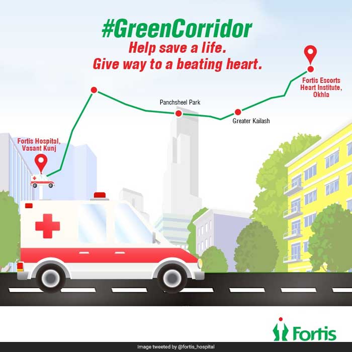 Hope Wins As Green Corridor Helps Transport Live Heart To Save A Life