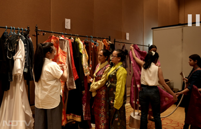 India's Rural Women Make It To East India Fashion Show, Exhibiting Their Sewing Skills