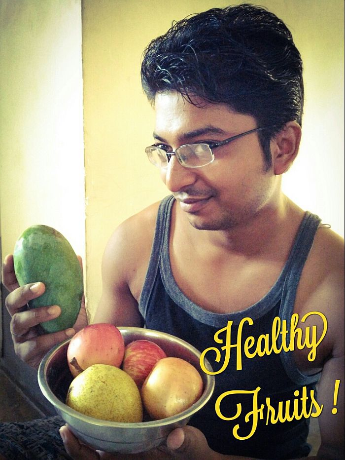 "Eating healthy is my choice," says Indrajeet Banerjee.