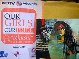 Photo : Kolkata paints for the girl child