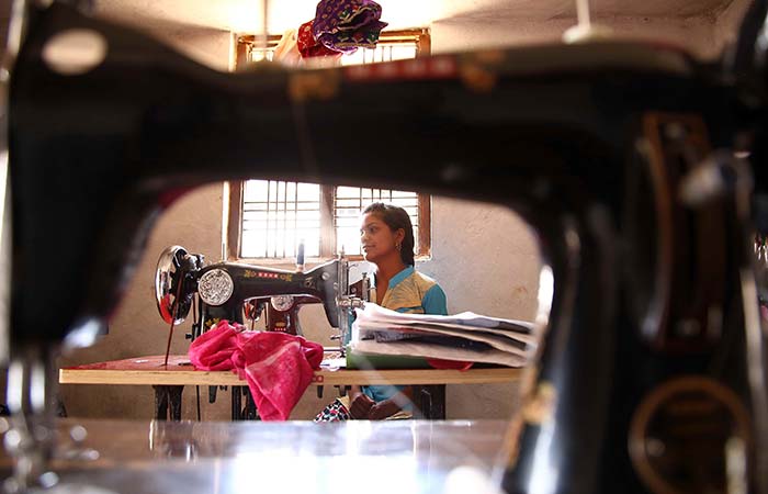 Two Women From Kanha Forest In Madhya Pradesh Learn Stitching To Create Extra Avenues Of Income