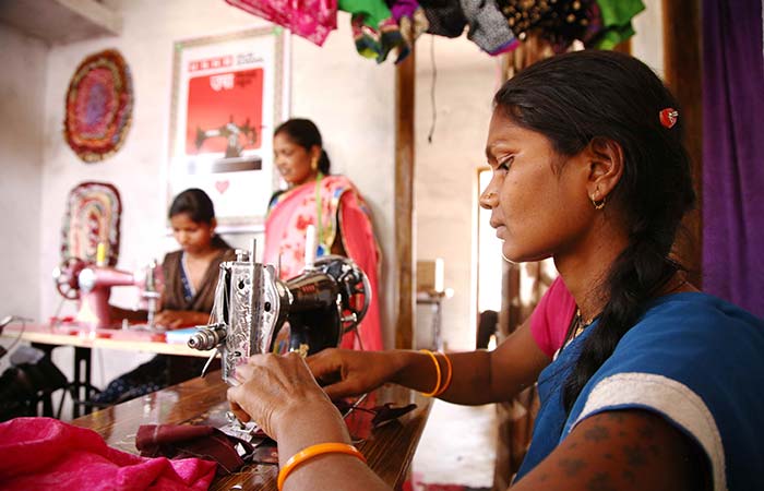 Two Women From Kanha Forest In Madhya Pradesh Learn Stitching To Create Extra Avenues Of Income