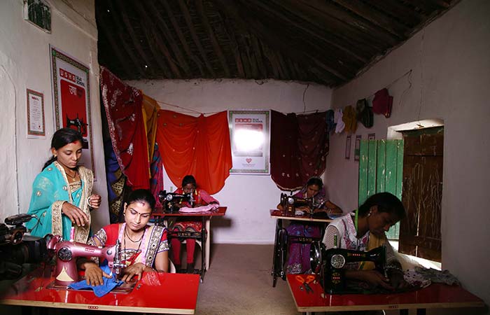 Two Women From Kanha Forest In Madhya Pradesh Learn Stitching To Create Extra Avenues Of Income