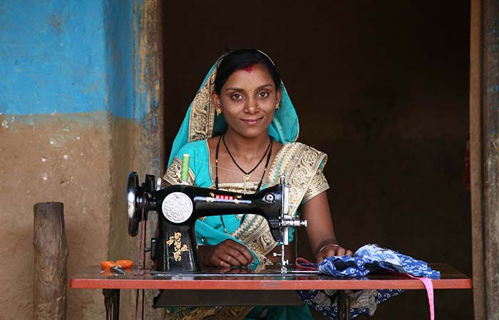 Two Women From Kanha Forest In Madhya Pradesh Learn Stitching To Create Extra Avenues Of Income