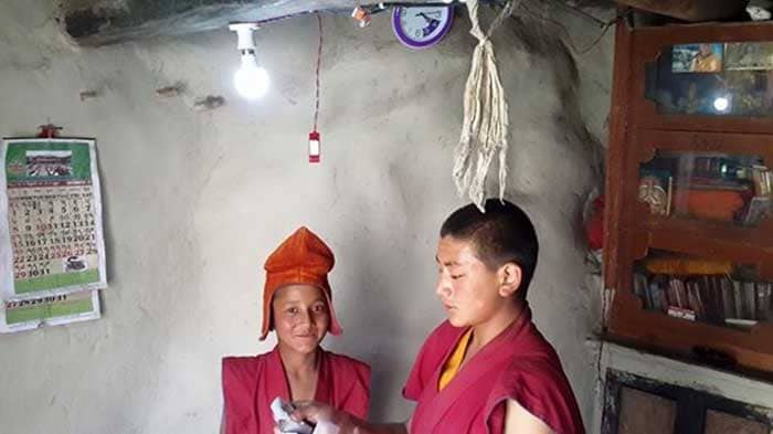 Lighting Up Phugtal Monastery