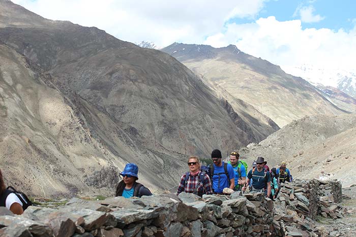 Lighting The Himalayas Team Treks To Phugtal Monastery