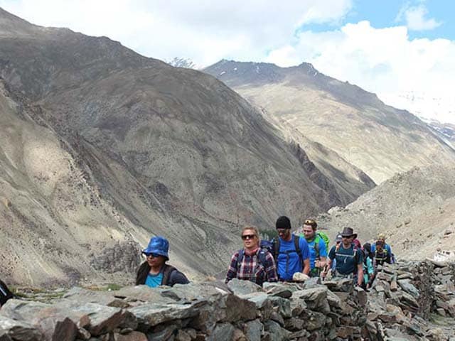 Photo : Lighting The Himalayas Team Treks To Phugtal Monastery