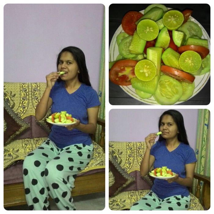 Week 4: Monika introducing more colours in her diet!