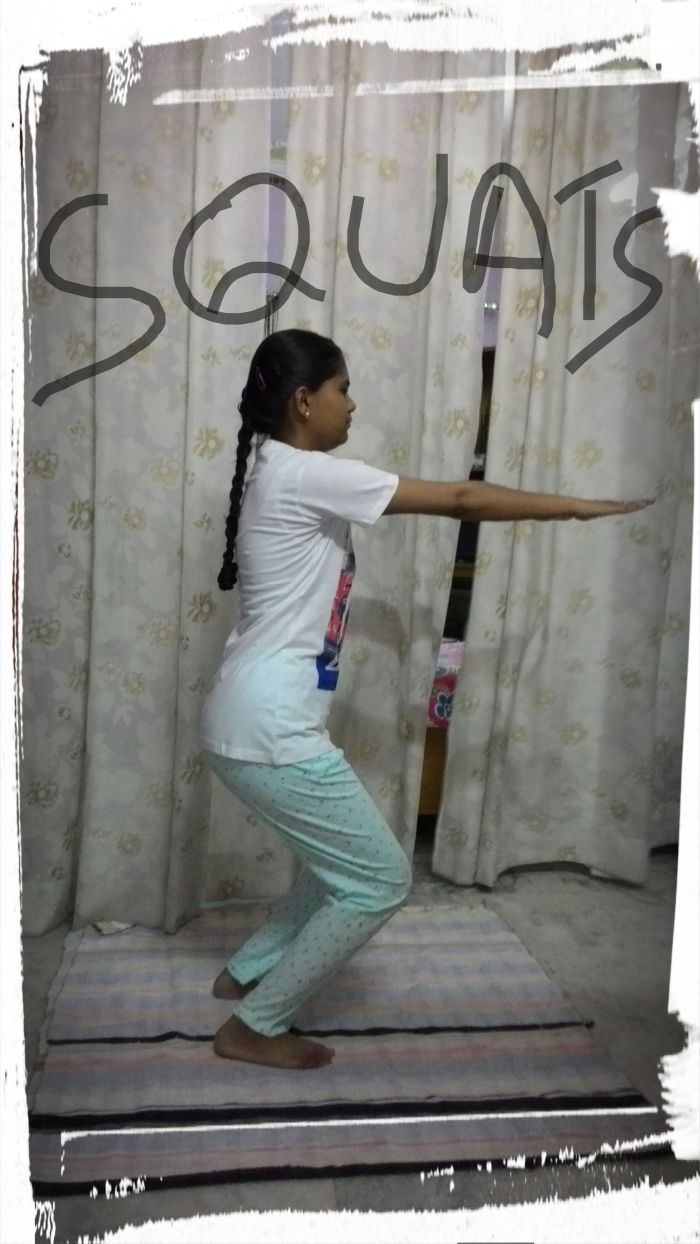 Anything is good if it's making me lose weight - My love for squats will never die, says Monika.
