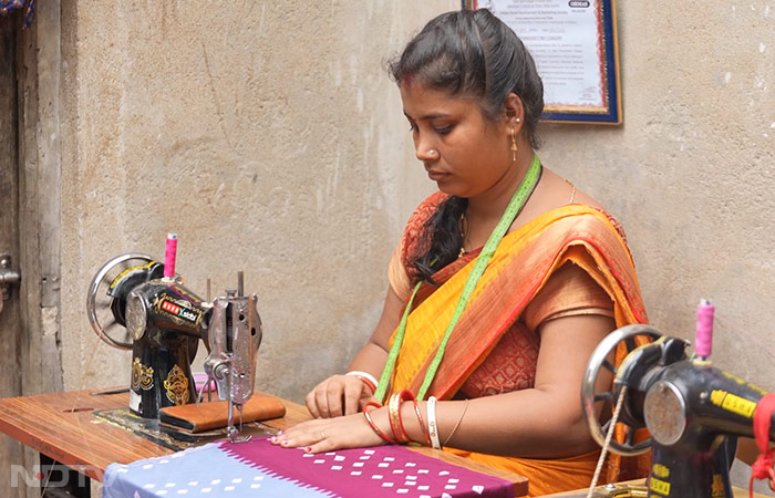 'I tell all the women that sewing is a good way to earn both a livelihood and people's respect,' says Suchismita Sahoo, Swavalamban Silai School teacher from Odisha. When Usha, in partnership with the Small Industries Development Bank of India (SIDBI), organised a training programme in the Kendrapara district, Suchismita was one of the 25 women who had come from the Tihidi district of Bhadrak block.