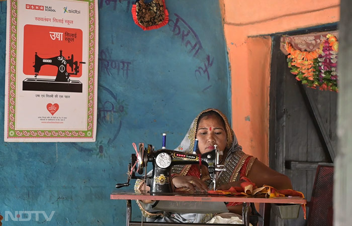 Anita imparted the sewing lessons to her husband and now the duo works together. Having established her own Swavalamban Silai School, Anita currently trains a group of two to four women, charging each student Rs 200. She has already taught to stitch and sew to 15-20 women and helped them become self-sufficient.