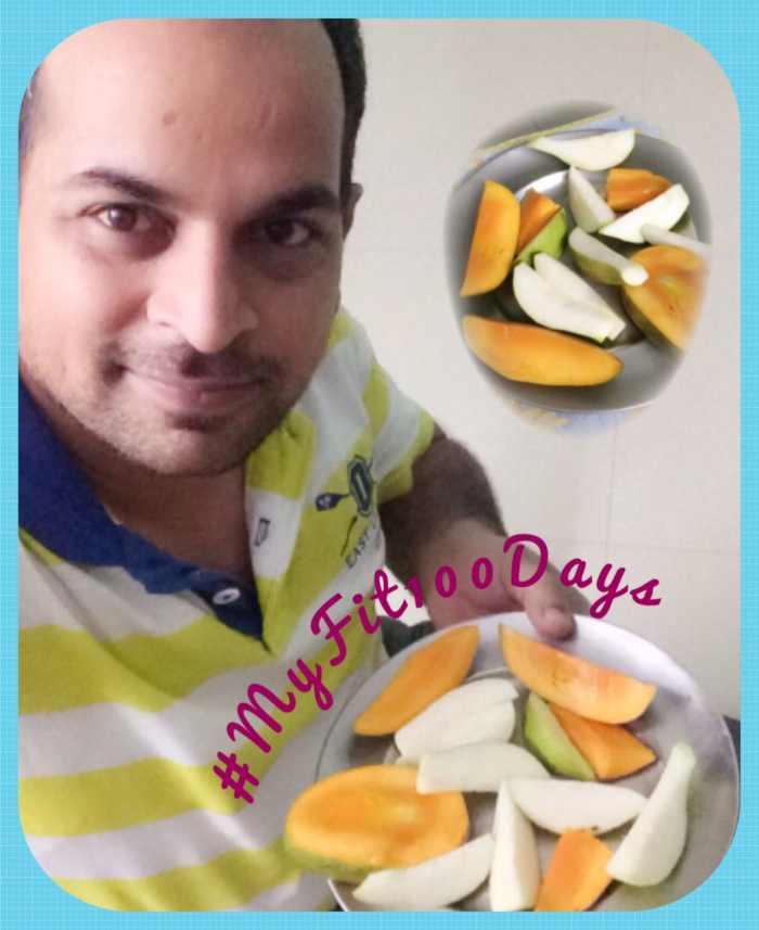 <b>Eat right, sleep tight</b>: Naveen Kumar goes heavy on fruits in his diet and has it for dinner. Take care of your body its the only place you have to live, says a motivated #MyFit100Days regular!