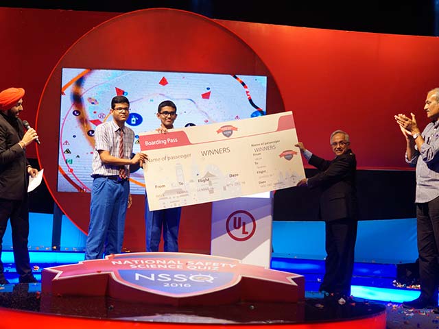 In Pics: Winners Of NSSQ 2016 Learning Safety Parameters At UL Labs, Taiwan