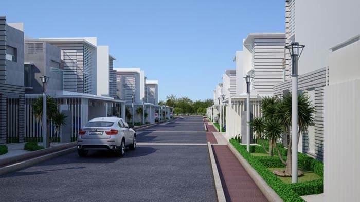 A street view.
