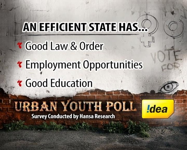 The three things that make an efficient state ? law and order, employment, education.