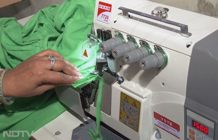 At this USHA Silai School, the ambition is to train women on USHA's industrial machines in order to skill them for large-scale production as well as provide basic and advanced training, so they can take up stitching work, even at home.