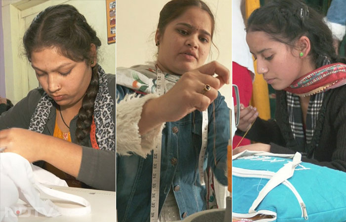 Preeti Devi, Siya Devi, and Neena Devi are three young 19-year-old learners at the USHA Silai School in Alkem Laboratories, who want to make the most of their present to move from a bleak past into a brighter future.