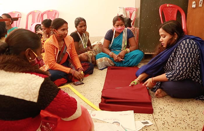 In the adjoining state of Odisha, USHA has collaborated with National Building Construction Corporation Limited to help women living around the steel plant upgrade their skill and become financially independent.